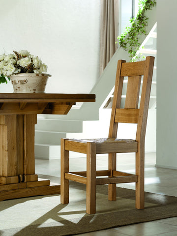 French Mountain Oak - Dining Chair - Grande plank back