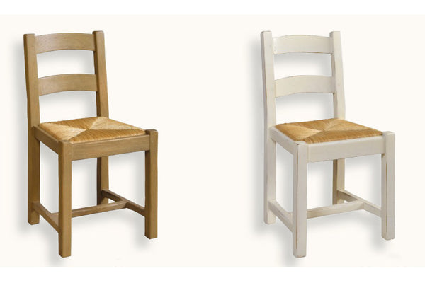 Unfinished oak outlet kitchen chairs