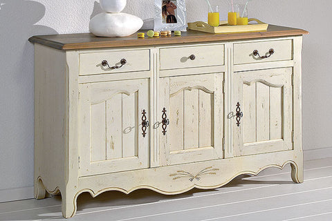 French Mountain Oak - Provence Range sideboard 3 door