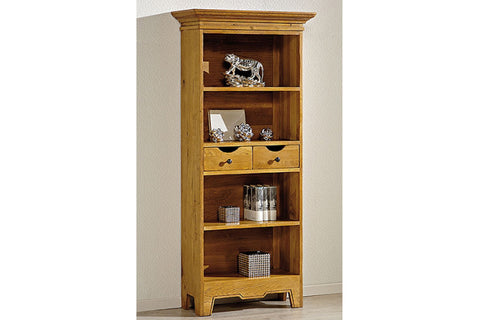 French Mountain Oak - Villages Range Bookcase - narrow and tall