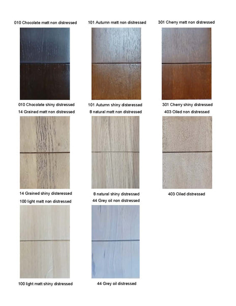 French Country Oak - extending dining table - farmhouse with footrail with centrally stored extensions - MANY SIZES - 6 to 14 seater tables