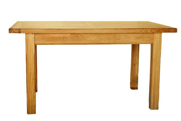 French Country Oak - dining table - farmhouse with no footrail - MANY SIZES - 4 to 8 seater tables