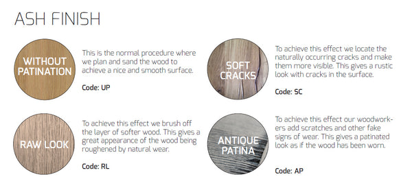 Ancona Ash Surface Finish