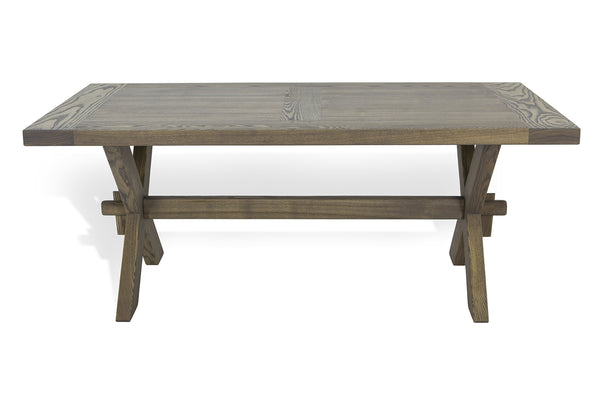 Designer Ash - Ancona Range Dining table - with X Leg - optional end extensions