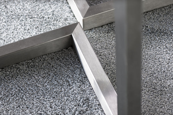 Designer Ash - Ancona Range Round Dining table 120cm - 160cm diameter - 3cm thick plank top with steel legs