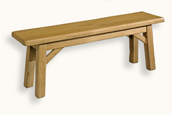 French Mountain Oak - Bench - Alpine Rustic Range - 6 sizes