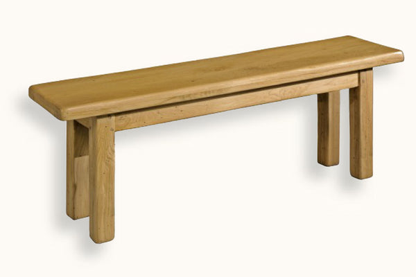 French Mountain Oak - Bench - farmhouse with square legs - 6 sizes