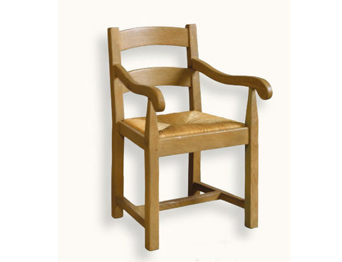 French Mountain Oak - Carver Chair - low ladderback