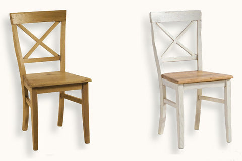 French Mountain Oak - Dining Chair - Provence X back