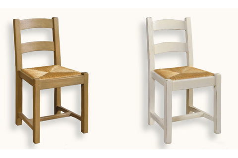 French Mountain Oak - Dining Chair - low ladderback
