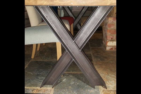 Forest Table HX leg in industrial steel