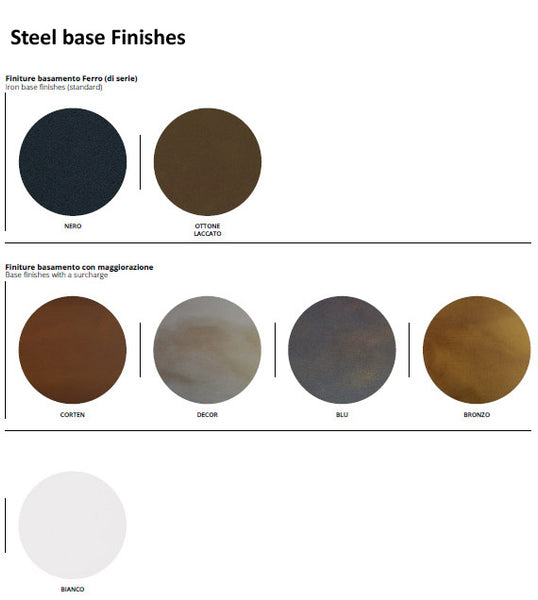 Designer Bassano Oak - Via Range with steel legs - Rectangular Dining table - 4cm thick smooth table - optional extensions - sizes from 160cm - 400cm