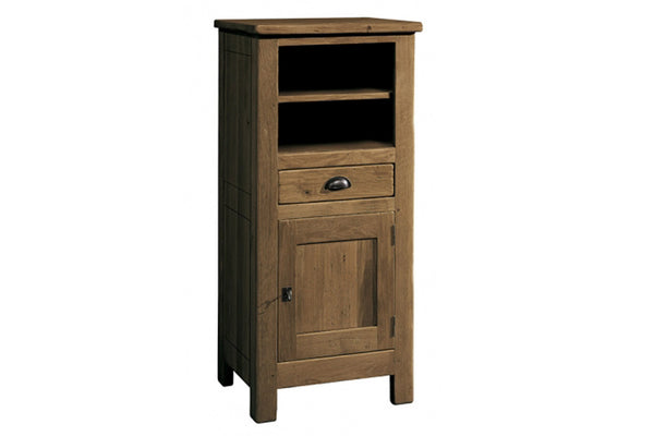 French Mountain Oak - Alpine Range Cabinet - low with cupboard and winerack