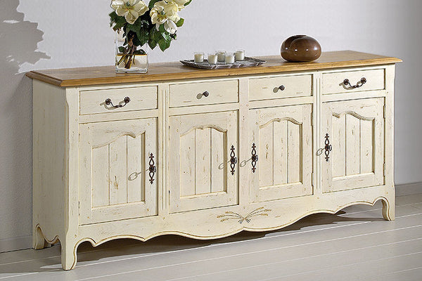 French Mountain Oak - Provence Range sideboard 4 door