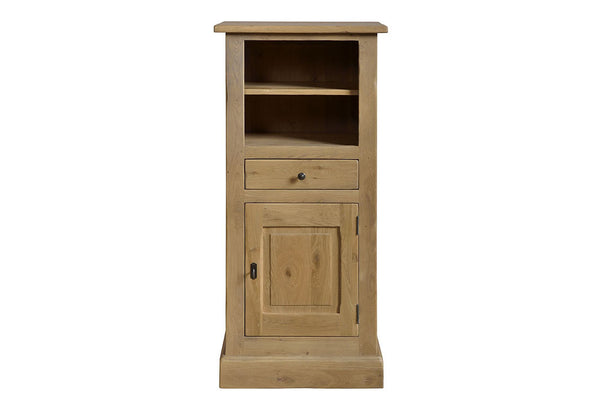French Mountain Oak - Studio Range cabinet - low with cupboard and winerack