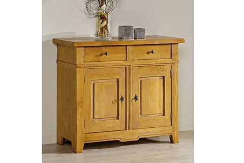 French Mountain Oak - Villages Range sideboard 2 door