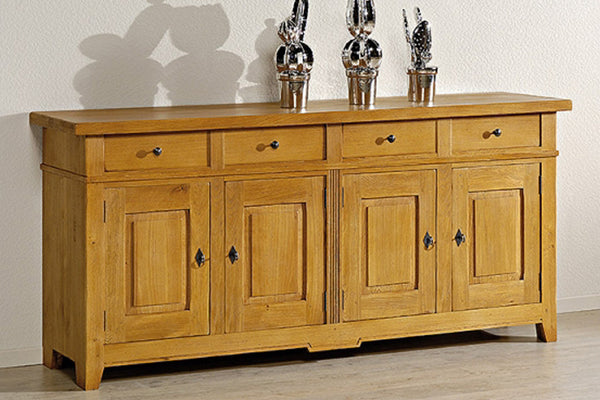 French Mountain Oak - Villages Range sideboard 4 door
